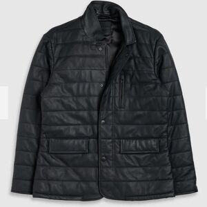 Rodd & Gunn Ashwell Men’s Black Leather jacket Medium